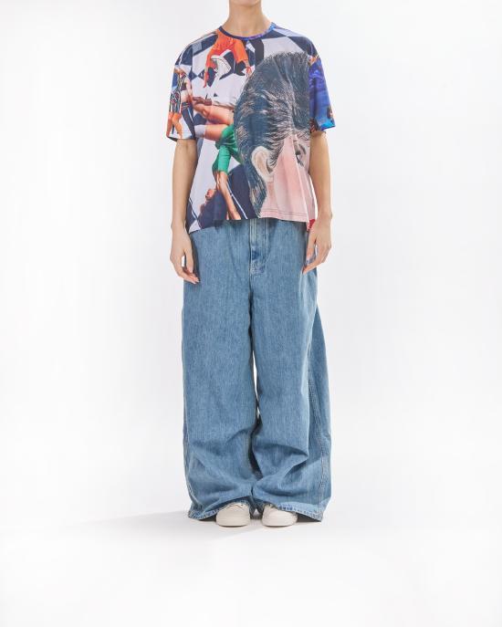 25SS 써네이 반팔 티셔츠 RTWXTOP011 8184 brigitte print MULTICOLOR - SUNNEI
