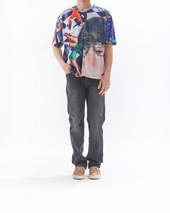 25SS 써네이 반팔 티셔츠 RTWXTOP011 8184 brigitte print MULTICOLOR - SUNNEI
