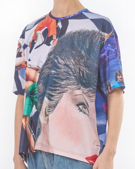 25SS 써네이 반팔 티셔츠 RTWXTOP011 8184 brigitte print MULTICOLOR - SUNNEI