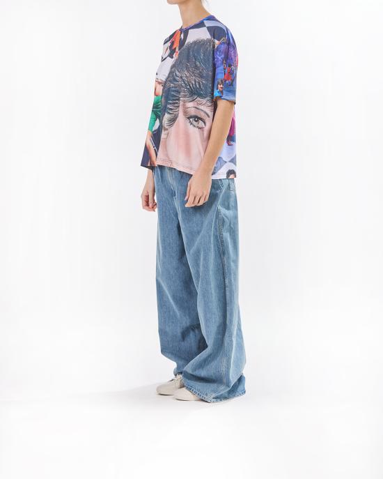 25SS 써네이 반팔 티셔츠 RTWXTOP011 8184 brigitte print MULTICOLOR - SUNNEI
