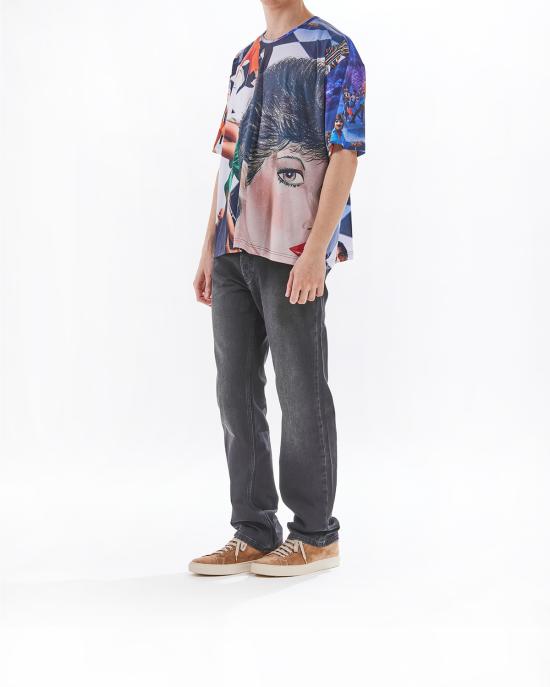 25SS 써네이 반팔 티셔츠 RTWXTOP011 8184 brigitte print MULTICOLOR - SUNNEI