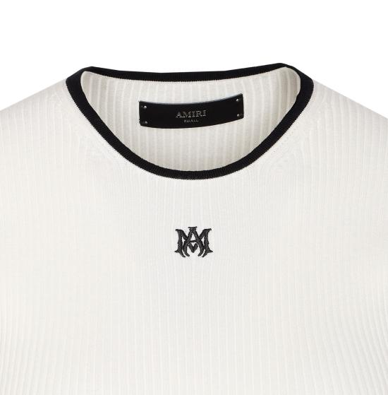 25FW 아미리 반팔 티셔츠 KNTE1008 IVORY White - AMIRI