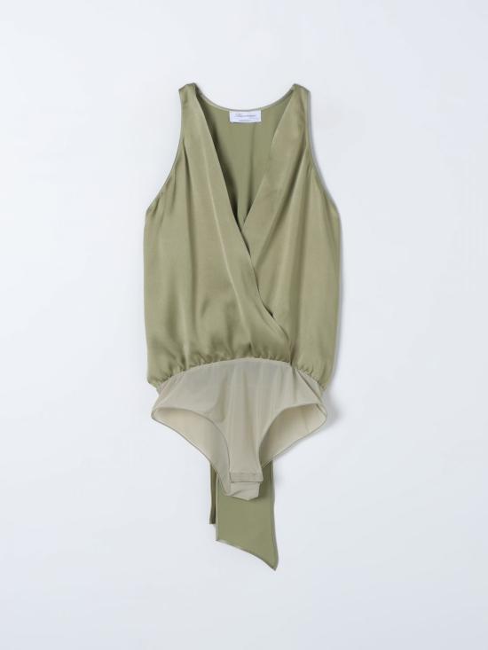  블루마린 민소매 티셔츠 2C242A N04A1 Green - BLUMARINE