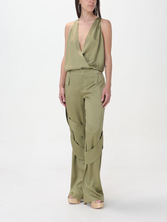  블루마린 민소매 티셔츠 2C242A N04A1 Green - BLUMARINE