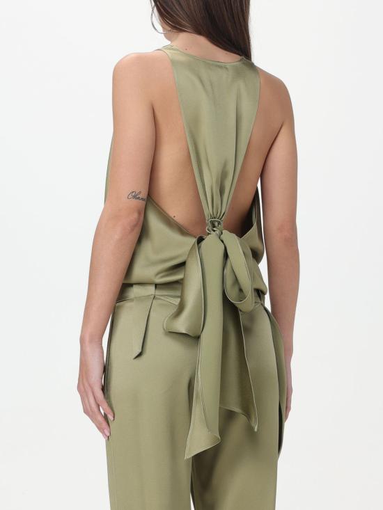  블루마린 민소매 티셔츠 2C242A N04A1 Green - BLUMARINE