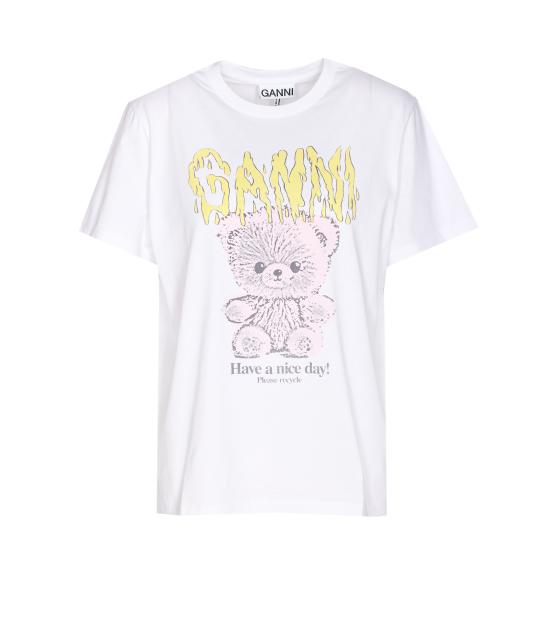 25FW 가니 반팔 티셔츠 T4289 151 White