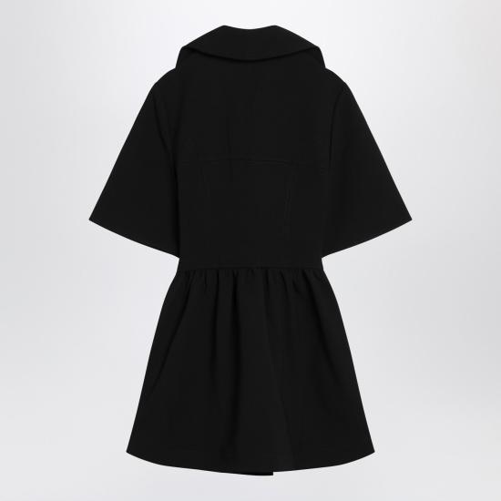 25FW 가니 숏 원피스 W02576752 Black - GANNI