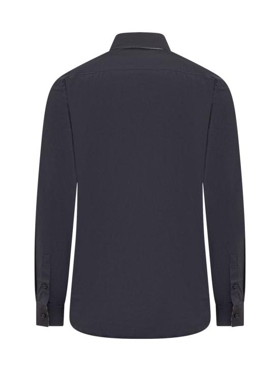 25FW 버버리 스트레치 코튼 셔츠 8071800 A1222 BLUE - BURBERRY