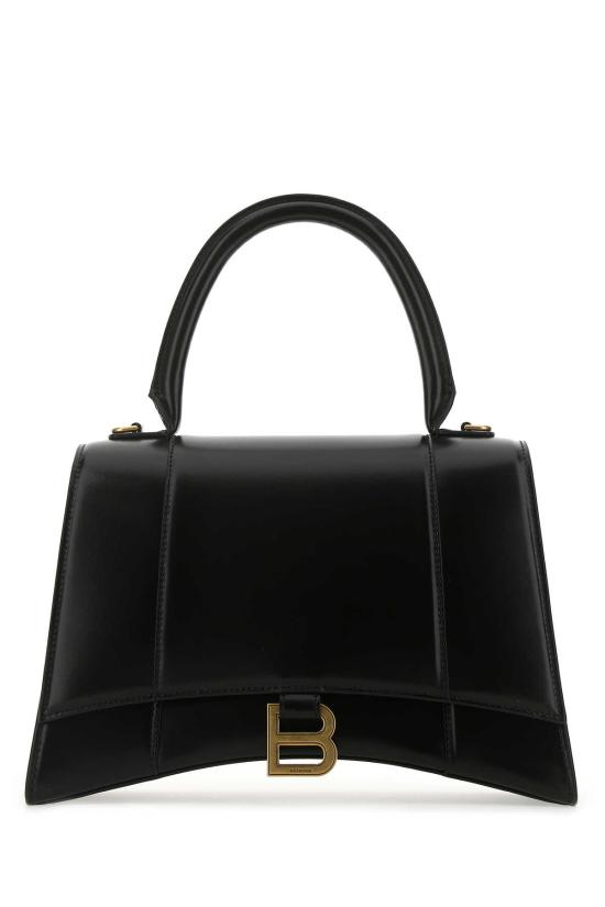 25SS 발렌시아가 아워글래스 탑 핸드백 6196681QJ4M 1000 Black
