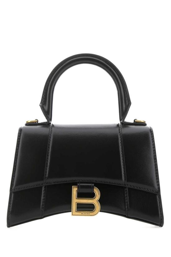25SS 발렌시아가 아워글래스 XS 핸드백 5928331QJ4M 1000 Black
