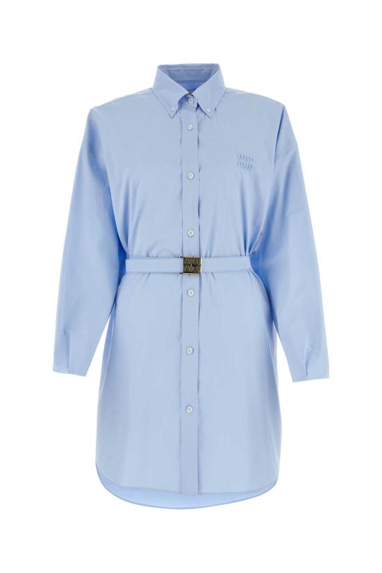  미우미우 원피스 MF5433SOOO10RG F0012 Light Blue