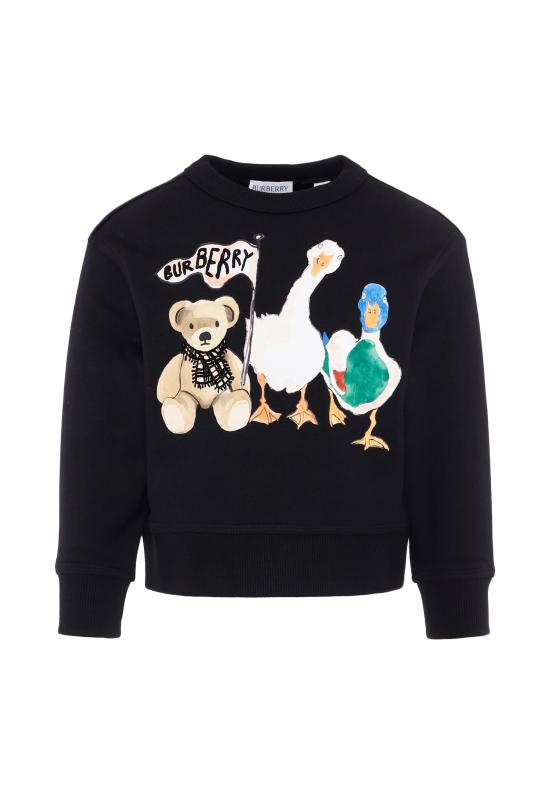 25FW [키즈] 버버리 니트/스웻셔츠 8108574 A1189 BLACK