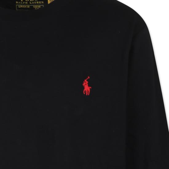 25FW [키즈] 랄프 로렌 티셔츠 843804001 BLACK - RALPH LAUREN
