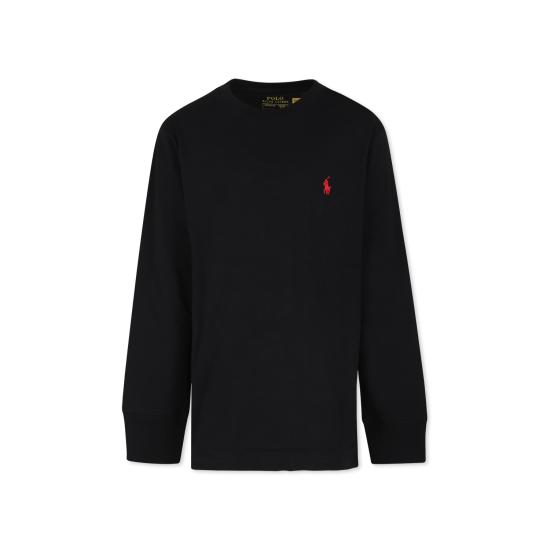 25FW [키즈] 랄프 로렌 티셔츠 843804001 BLACK