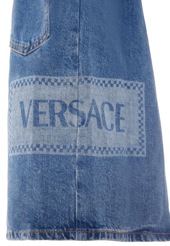 25FW [키즈] 베르사체 셔츠 1020672 1A14287 1D200 DENIM - VERSACE