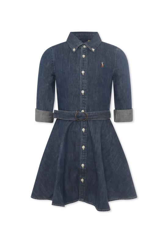 25FW [키즈] 랄프 로렌 원피스 698860001 DENIM