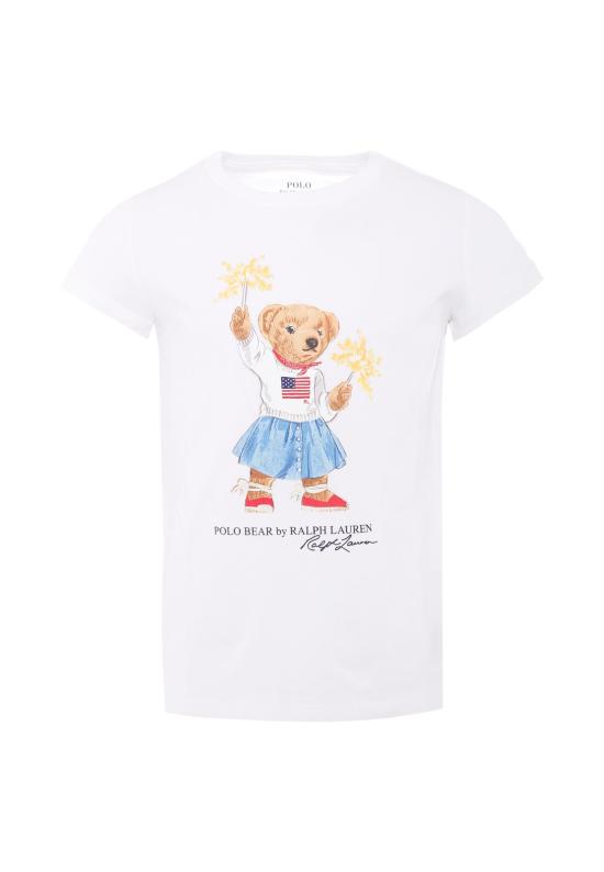 25FW [키즈] 랄프 로렌 티셔츠 942856001 WHITE