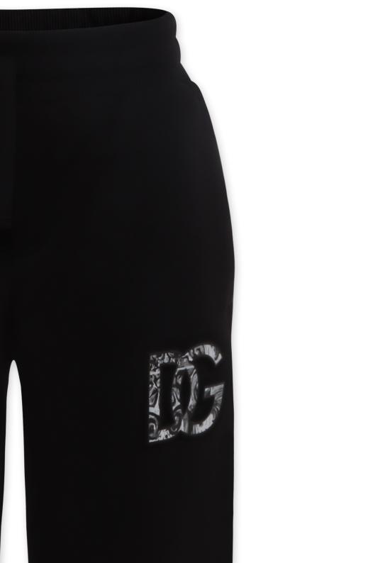 25FW [키즈] 돌체앤가바나 트레이닝/조거 팬츠 L4JPIG G7PEM N0000 BLACK - DOLCE & GABBANA