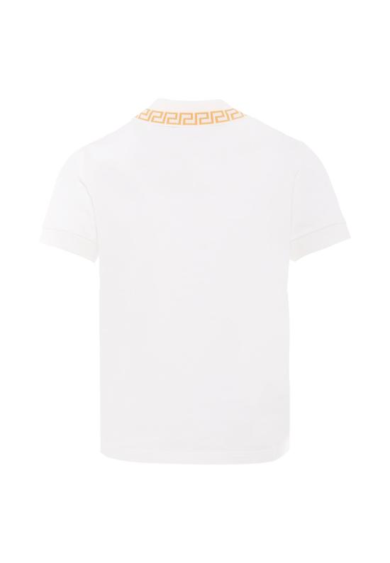 25FW [키즈] 베르사체 폴로 셔츠 1018495 1A13012 2W110 IVORY - VERSACE