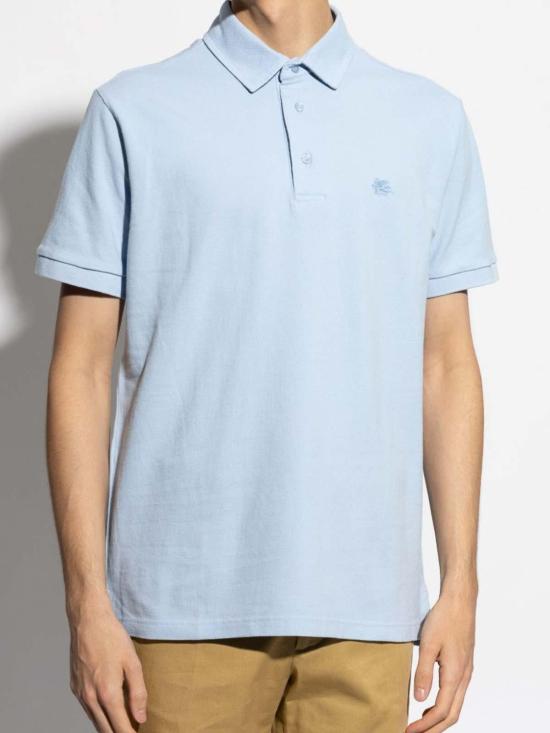 26SS 에트로 폴로 티셔츠 MRMD0006AJ264B0143 Blue - ETRO