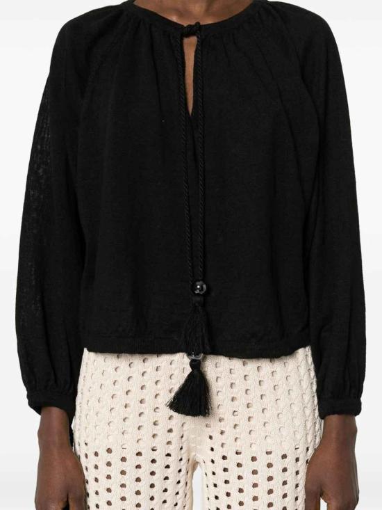  막스마라 긴팔 티셔츠 2411361012600003C Black - MAX MARA