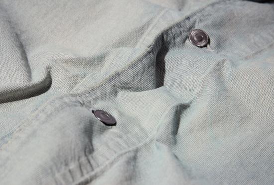 25SS A.PRESSE 데님 자켓 인디고 핀 체크 커버올 25SAP-01-27H 라이트 블루 - A.PRESSE