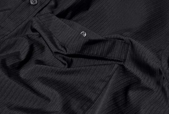 25SS DAIWA PIER39 긴팔 셔츠 테크 레귤러 스트라이프  L/S 88-11-0053-704 블랙 - OTHER BRANDS