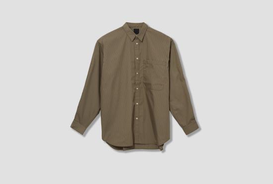  DAIWA PIER39 긴팔 셔츠 테크 레귤러 스트라이프  L/S 88-11-0053-704 그레이