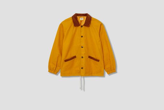 25SS 보디 자켓 왁스 트랙 재킷 MRS25JA018 옐로우