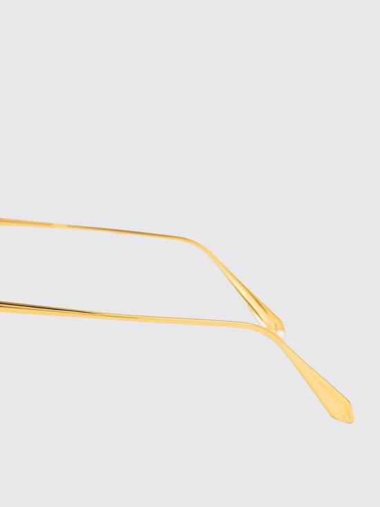 26SS 린다페로우 선글라스 LFL1422C3SUNC3 YELLOWGOLD GREEN Gold - LINDA FARROW