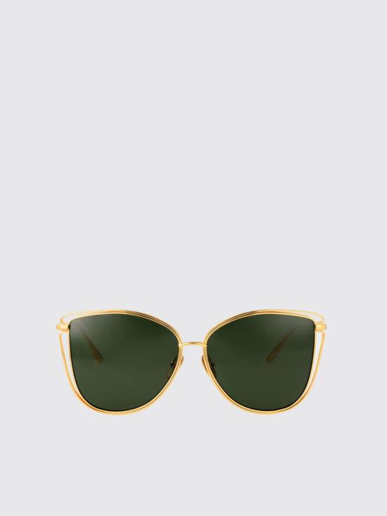 26SS 린다페로우 선글라스 LFL1422C3SUNC3 YELLOWGOLD GREEN Gold - LINDA FARROW