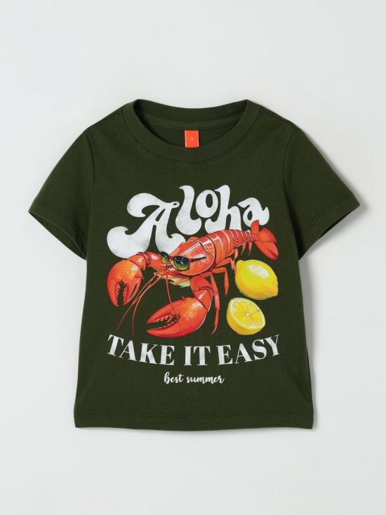 25FW [키즈] 썬 68 티셔츠 T35342 37 Green