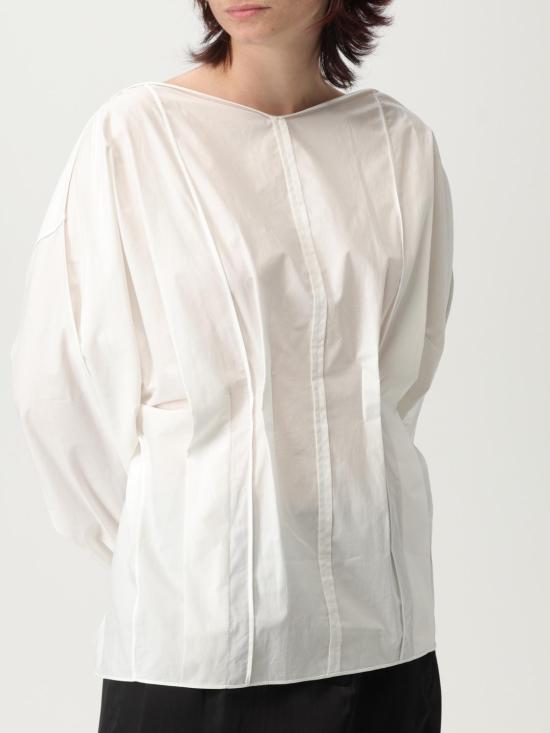 25FW 케이트 긴팔 티셔츠 2373148 100 White - KHAITE