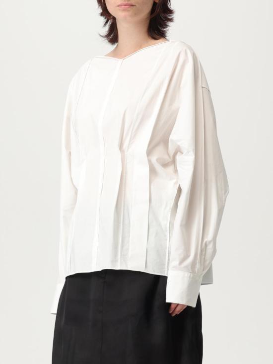 25FW 케이트 긴팔 티셔츠 2373148 100 White - KHAITE