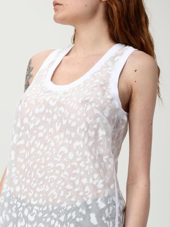 25FW 핑코 민소매 티셔츠 105260A2MN Z04 White - PINKO