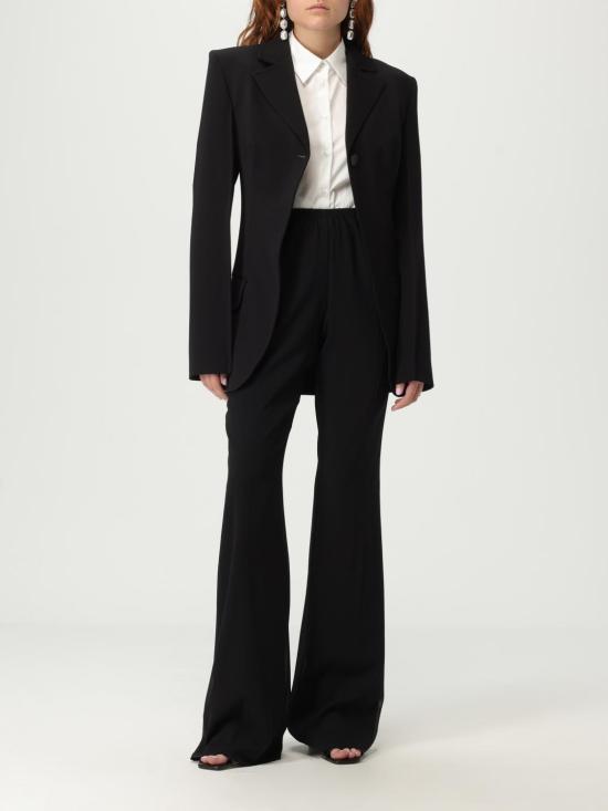 25SS 스포트막스 스트레이트 팬츠 2512131103600 001 Black - SPORTMAX