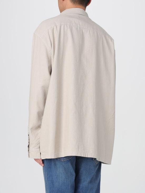 25SS 바버 긴팔 셔츠 MOS0421 GY18 Ecru - BARBOUR