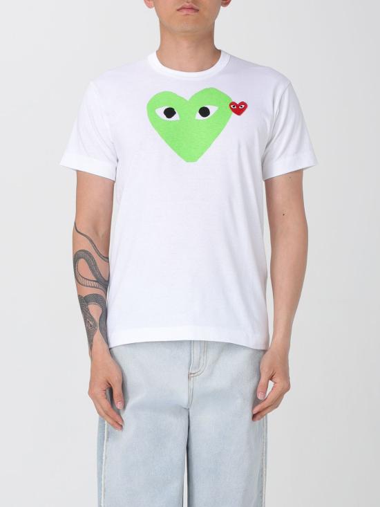 25SS 꼼데가르송 반팔 티셔츠 AXT106051 3 Green