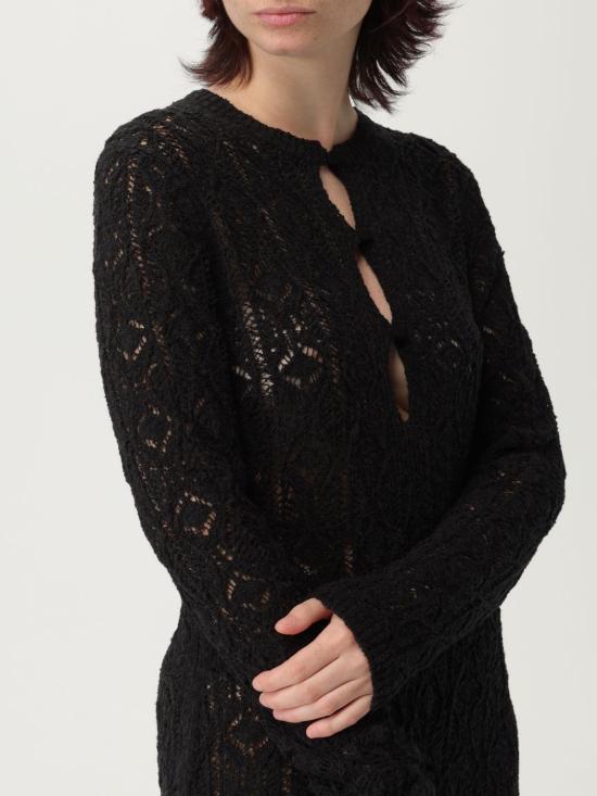 25FW 루루 스튜디오 숏 원피스 EVAN BLACK Black - LOULOU STUDIO