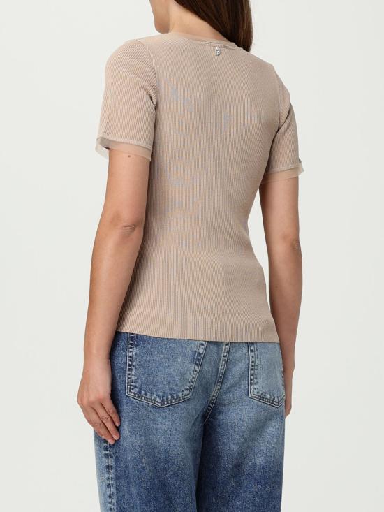 25SS 리우조 반팔 티셔츠 WA5126MAG87 60920 Brown - LIU JO