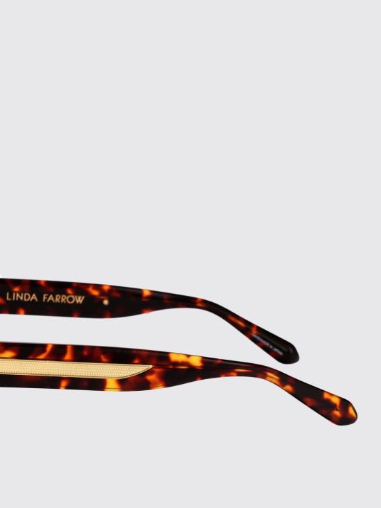 26SS 린다페로우 선글라스 LFL1501C3SUNC3 DARKT SHELL LIGHTGOLD DEEPGREEN Brown - LINDA FARROW