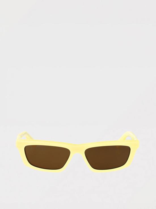 26SS 자크뮈스 선글라스 JAC136C3SUN PASTEL YELLOW STRIPE SILVER BROWN Yellow - JACQUEMUS