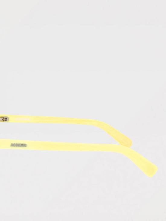 26SS 자크뮈스 선글라스 JAC136C3SUN PASTEL YELLOW STRIPE SILVER BROWN Yellow - JACQUEMUS