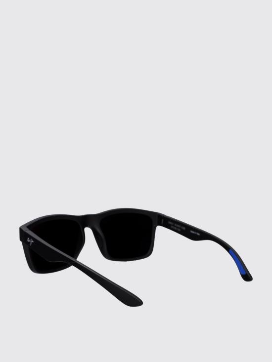 26SS 마우이짐 선글라스 B897 02B MATTE BLACK BLUE HAWAAI Black - MAUI JIM