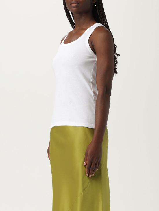 25FW 생로랑 민소매 티셔츠 824583YB2MH 9000 White - SAINT LAURENT