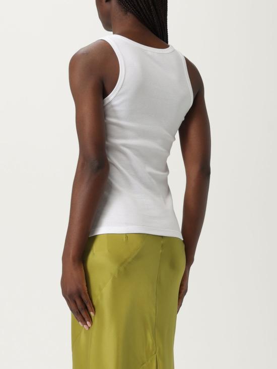 25FW 생로랑 민소매 티셔츠 824583YB2MH 9000 White - SAINT LAURENT