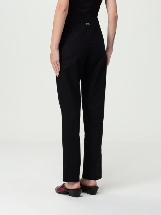 25FW 트윈셋 스트레이트 팬츠 251TT202F 00006 Black - TWINSET