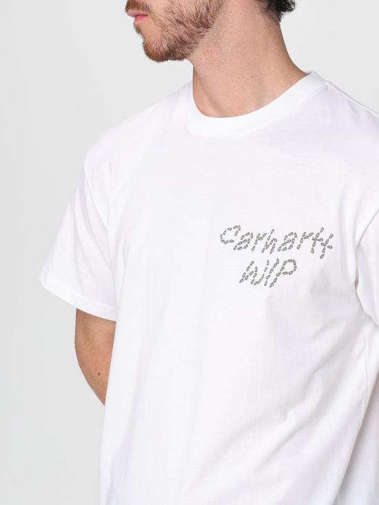25SS 칼하트 WIP 반팔 티셔츠 I034661 02XX White - CARHARTT WIP