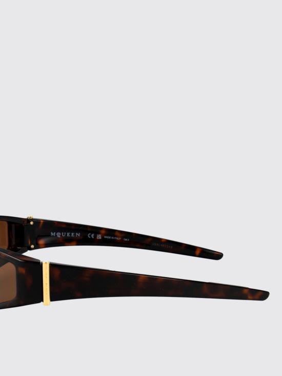 26SS 알렉산더 맥퀸 선글라스 AM0490S 002 Brown - ALEXANDER MCQUEEN