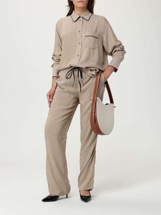 25FW 빅토리아 베컴 블라우스 1125WSH006013A TOBACCOMIDNIGHT Brown - VICTORIA BECKHAM